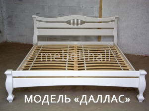 Кровать двуспальная деревянная ДАЛЛАС 140х200 Мебигранд