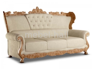 Диван кровать раскладной Версаль с деревянной отделкой
