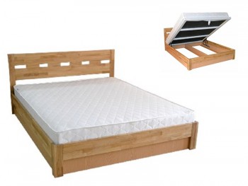 Кровать деревянная двуспальная с подъемным механизмом Диана DA-KAS